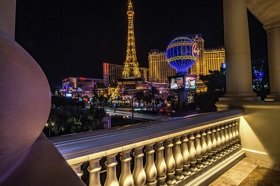 Night Time In Las Vegas Nevada Strip #4 Photograph by Alex Grichenko