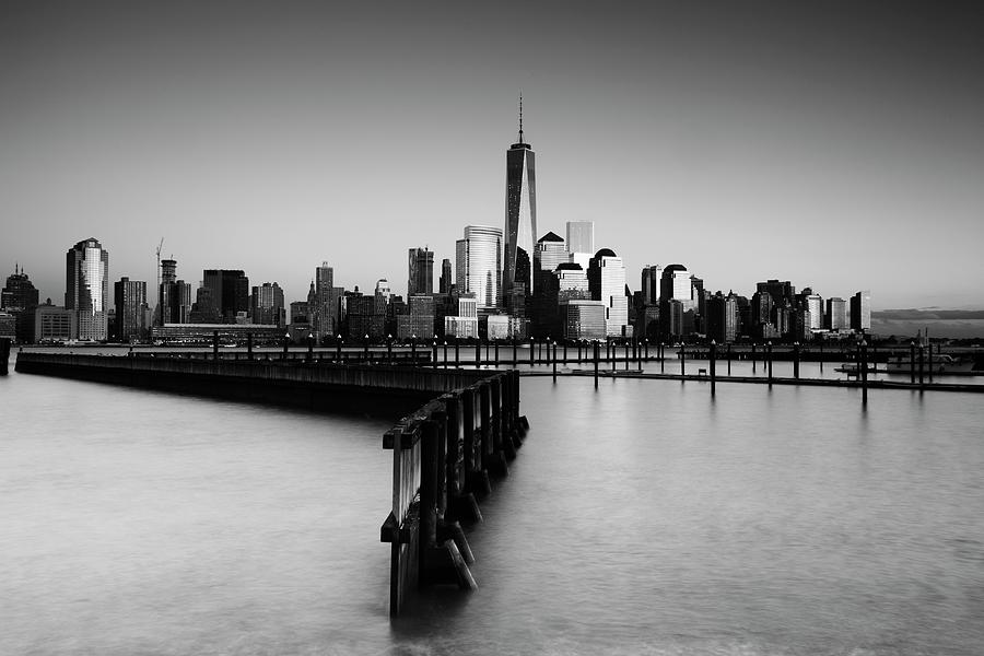 Nyc Skyline With Freedom Tower #4 Digital Art by Alessandra Albanese