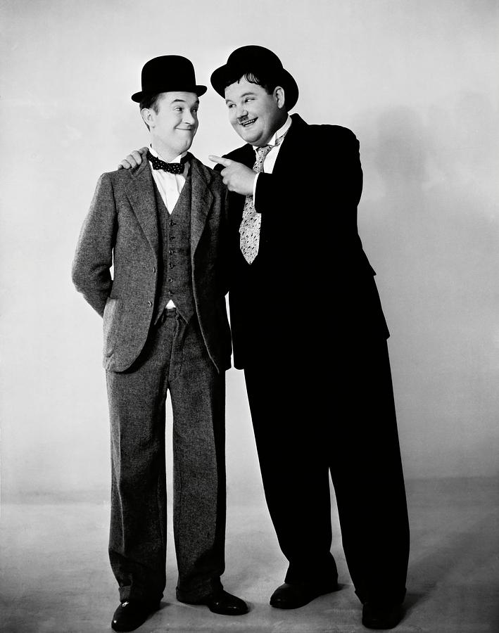 Oliver Hardy . Stan Laurel . #4 Photograph by Album