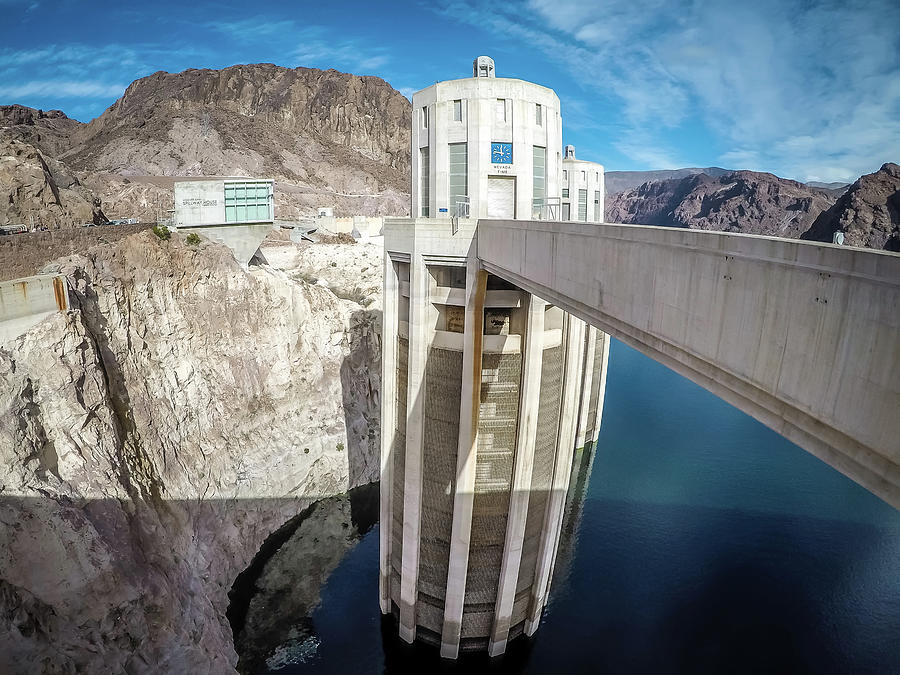 on Hoover Dam at Lake Mead #4 Photograph by Alex Grichenko