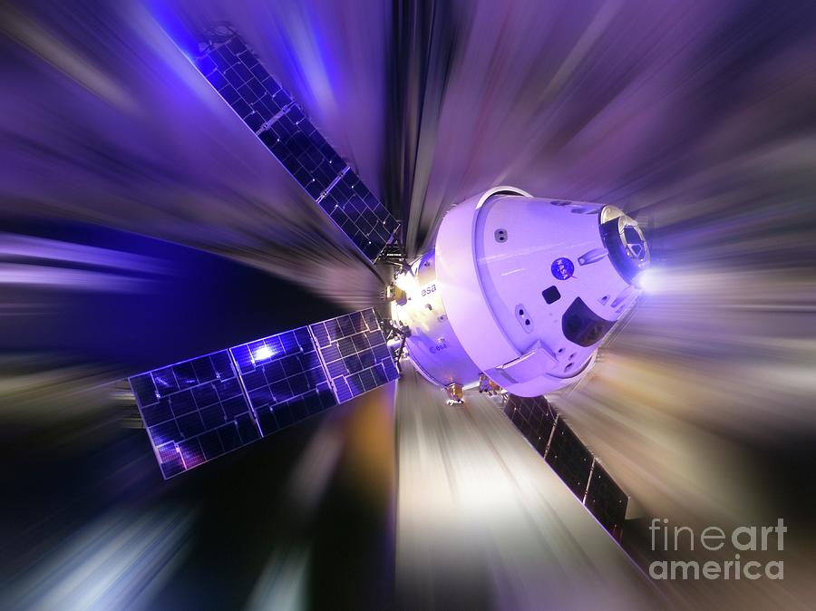 Orion Spacecraft With Esa Service Module #4 Photograph by Detlev Van Ravenswaay/science Photo Library