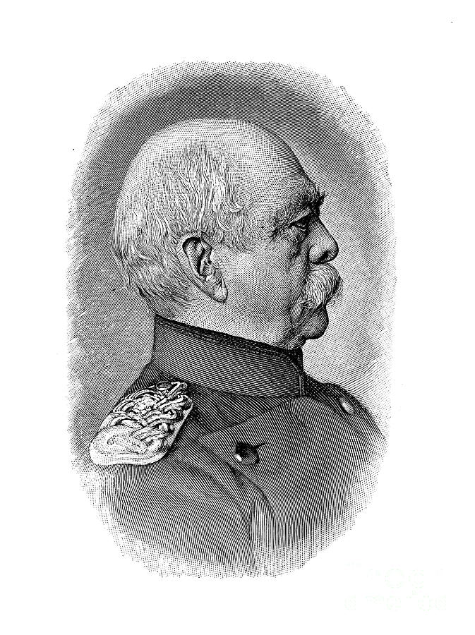 Otto Von Bismarck, German Statesman #4 Drawing by Print Collector