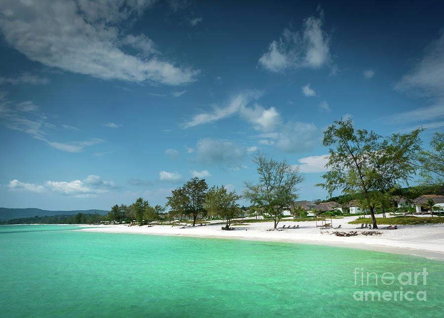 Paradise Beach In Koh Rong Island Near Sihanoukville Cambodia Co #4 Photograph by JM Travel Photography