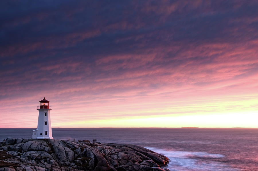 Peggys Cove Lighthouse #4 Photograph by Shaunl