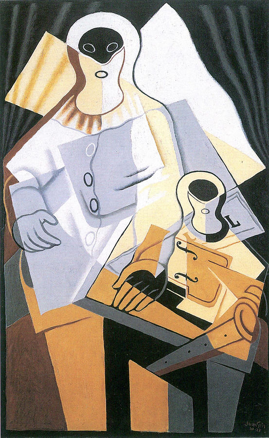 Pierrot Painting by Juan Gris - Fine Art America