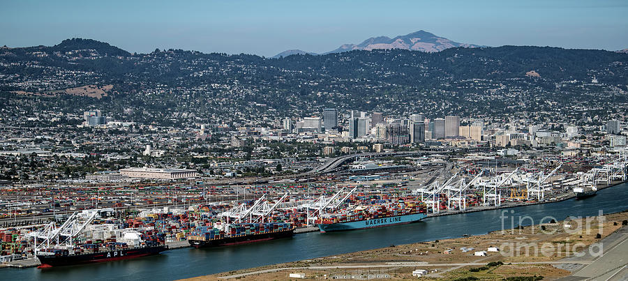 Port of Oakland Aerial Photo #5 Photograph by David Oppenheimer