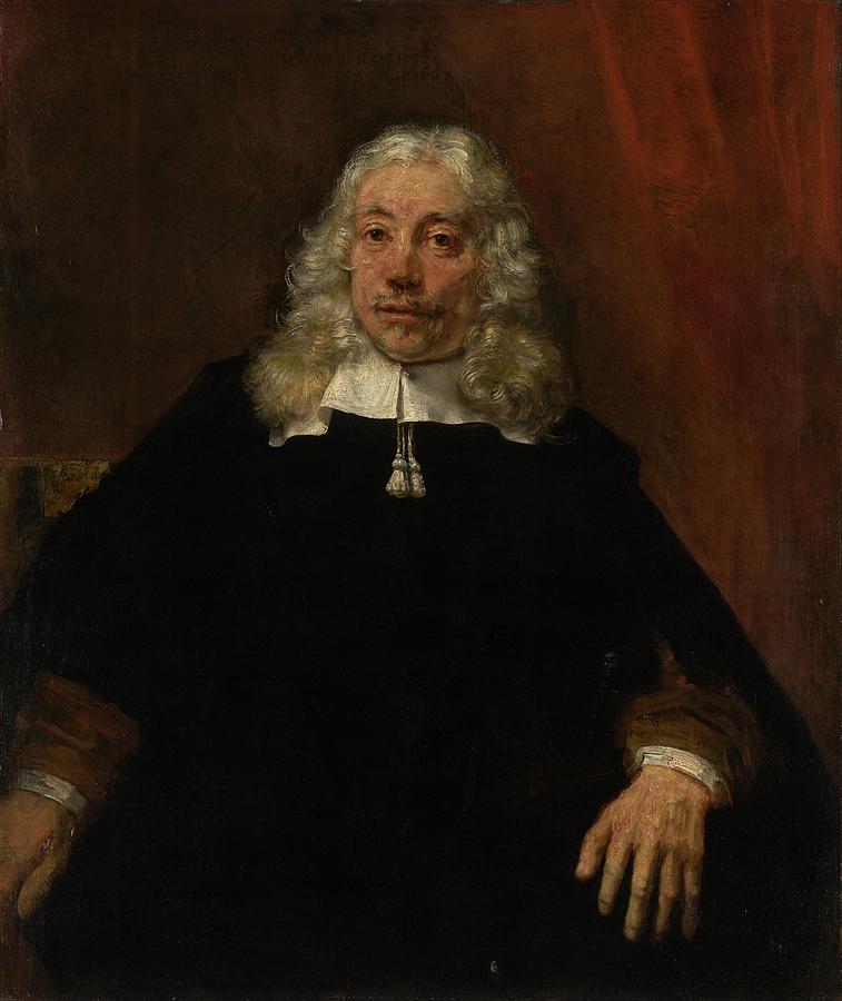 Portrait Of A White-haired Man Painting by Rembrandt Van Rijn Portrait Of A White-haired Man Painting by Rembrandt Van Rijn