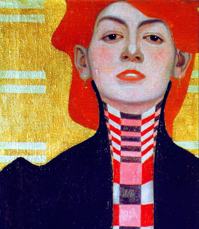 Egon Schiele Painting - Portrait of a Woman #4 by Jon Baran
