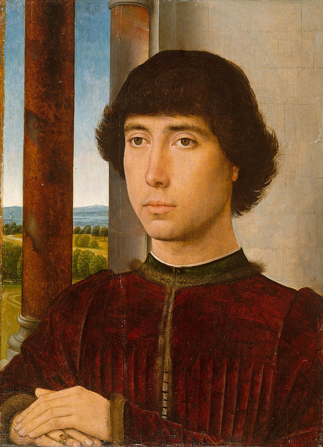Portrait of a Young Man #5 Painting by Hans Memling