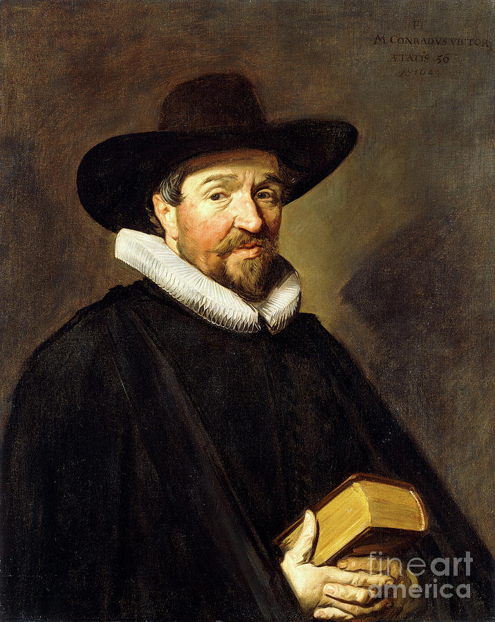 Portrait Of Conradus Vietor Painting by Frans Hals
