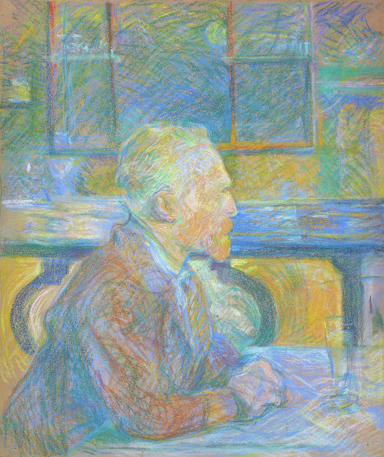 Portrait Of Vincent Van Gogh Painting