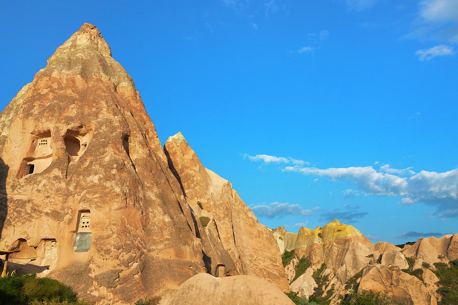 Column Photograph - Rock Formations In The Valley, Goreme #4 by Keren Su