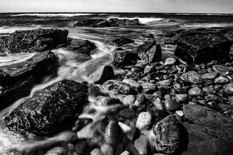 Rocky Coastline In Newport Rhode Island #4 Photograph by Alex Grichenko