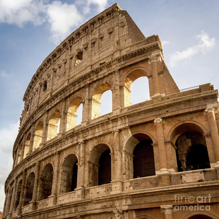 Rome's Flavian Amphitheatre Colosseum Photograph by Rene Triay Photography