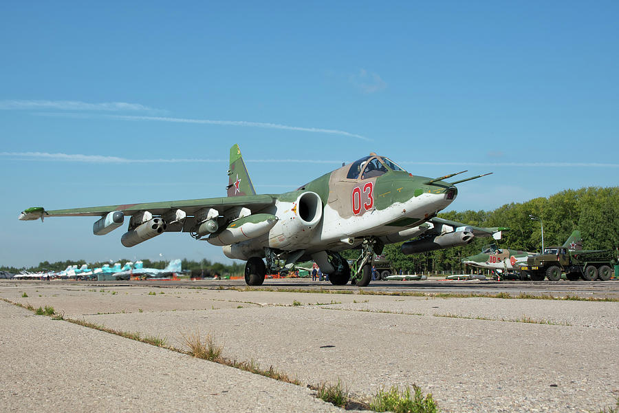 Russian Aerospace Forces Su-25smsm3 Photograph by Daniele Faccioli ...