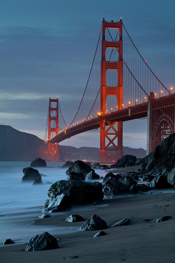 San Francisco, Golden Gate Bridge #4 Digital Art by Massimo Ripani