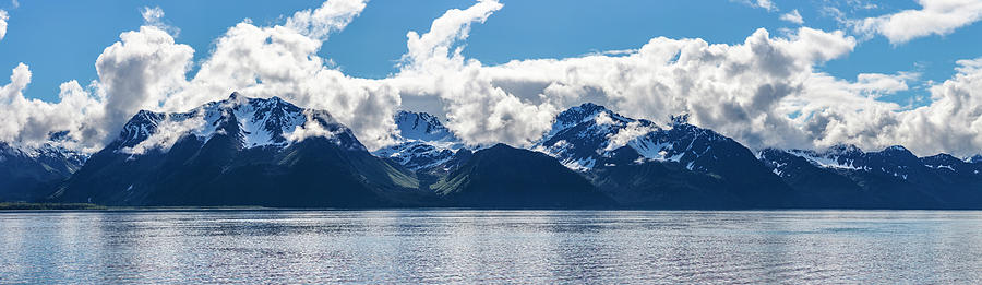 Kenai Fjords National Park Photograph - Scenic View Of Mountain Range #4 by Panoramic Images