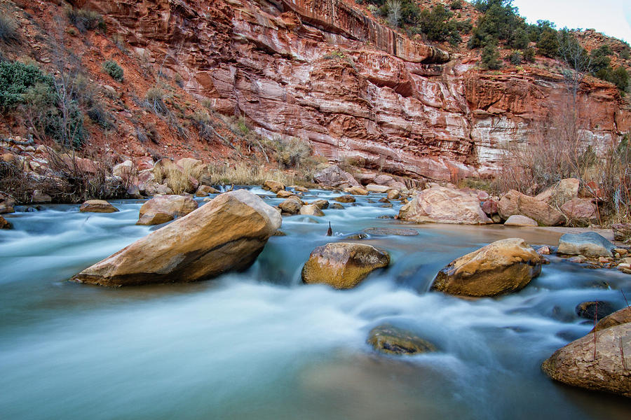 4 Seconds On The Virgin River Photograph