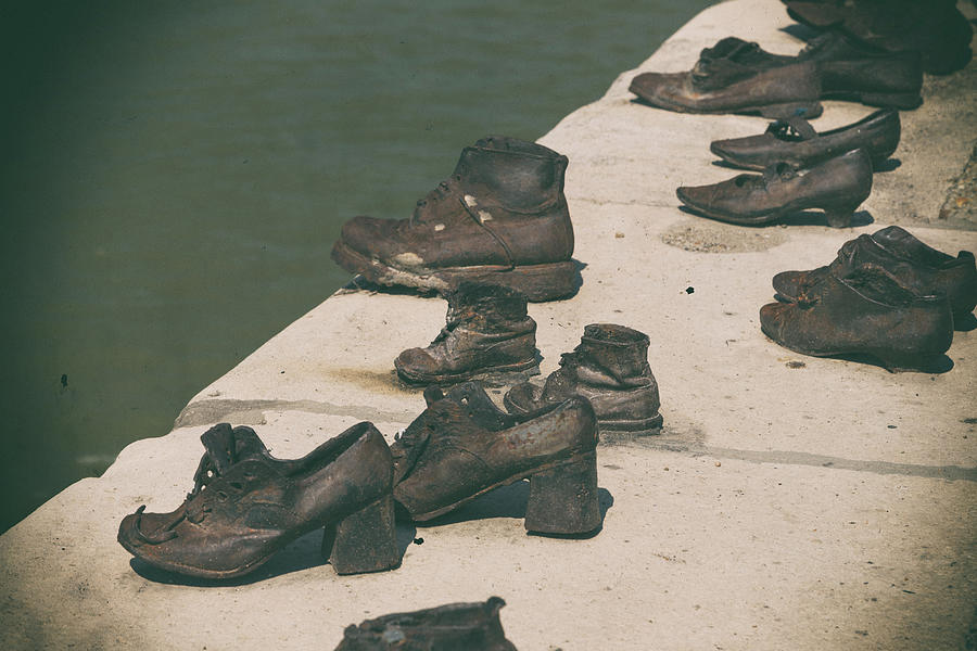 Shoes on the Danube Bank in Budapest #4 Photograph by Vivida Photo PC