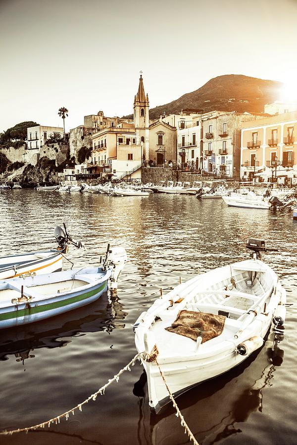 Sicily, Lipari Islands, Italy #4 Digital Art by Antonino Bartuccio