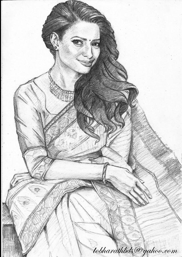 Mrinmay das - New painting ✏️ Actress-Tamanna Bhatia. | Facebook