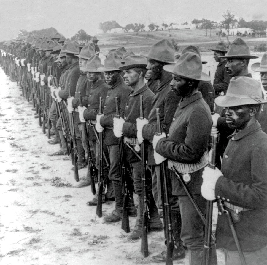 Spanish-american War, Buffalo Soldiers #4 Photograph by Science Source