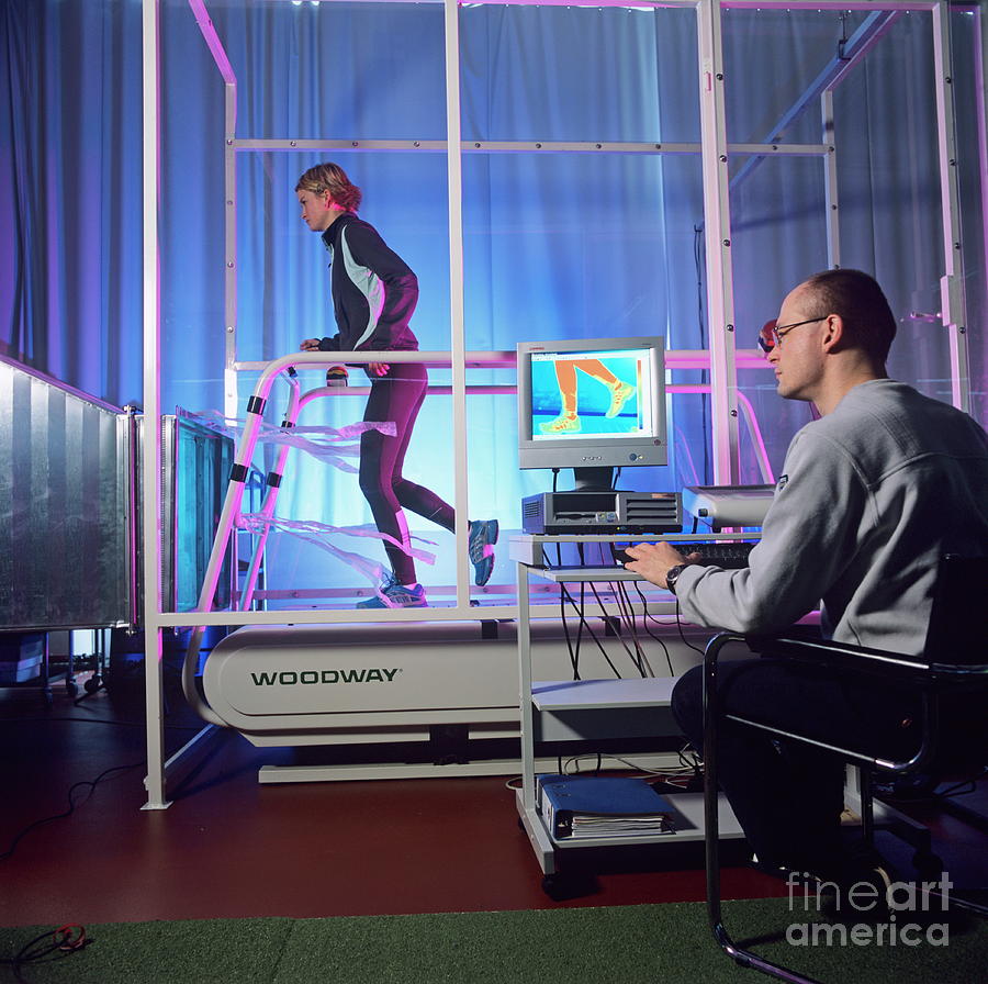 Sports Photograph - Sports Footwear Testing #4 by Philippe Psaila/science Photo Library