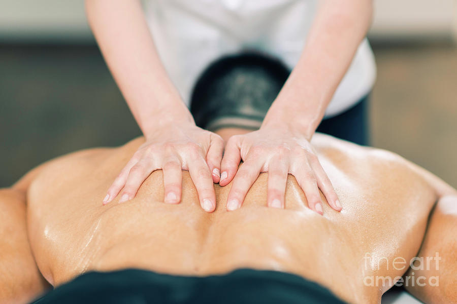 Sports Massage #4 Photograph by Microgen Images/science Photo Library