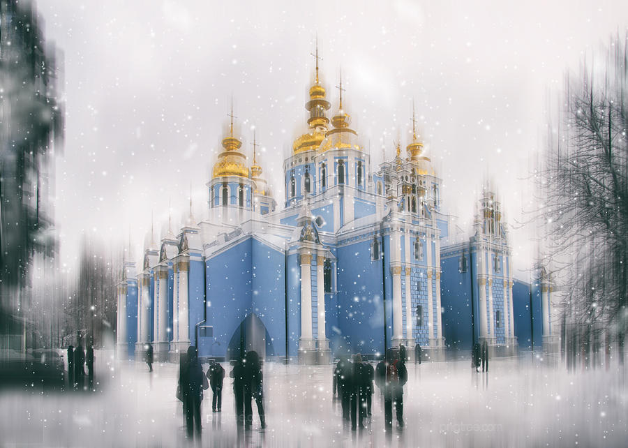 St. Michael\s Golden-domed Monastery #4 Photograph by Alexander Kiyashko
