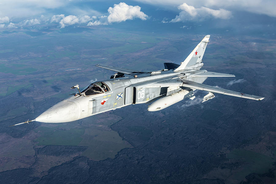 Su-24m Frontline Bomber Plane Photograph by Artyom Anikeev - Fine Art ...