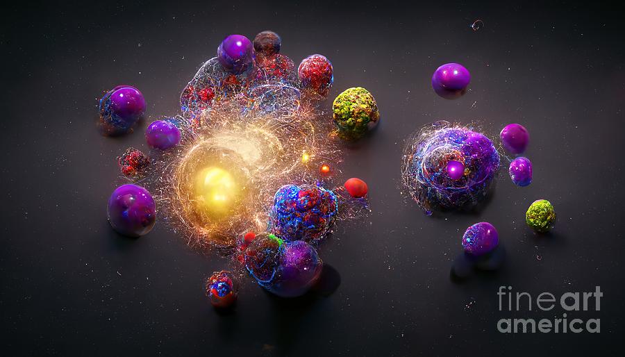Subatomic Particles And Atoms #4 Photograph by Richard Jones/science Photo Library