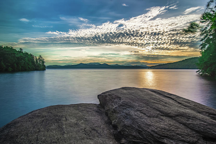 Sunrise On Lake Jocassee South Carolina #4 Photograph by Alex Grichenko