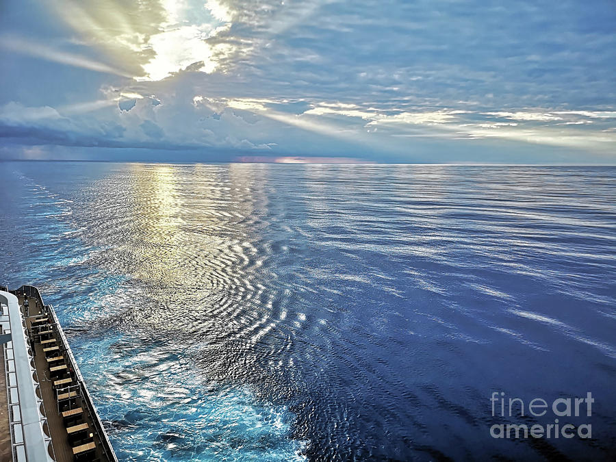 Sunset on a Caribbean Cruise Photograph by Dorin Ionescu - Fine Art America