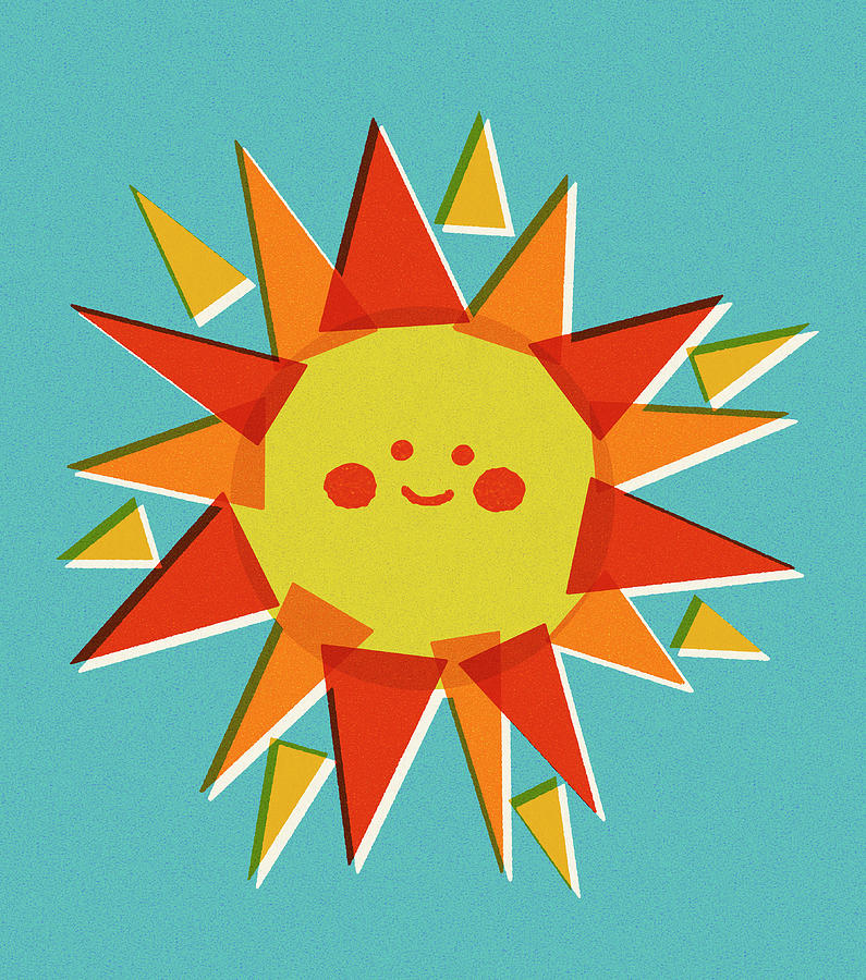 Summer Drawing - Sunshine #4 by CSA Images