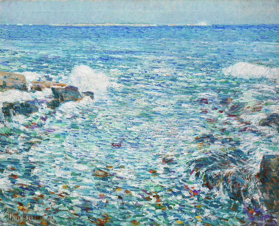 Childe Hassam Painting - Surf, Isles of Shoals #4 by Childe Hassam
