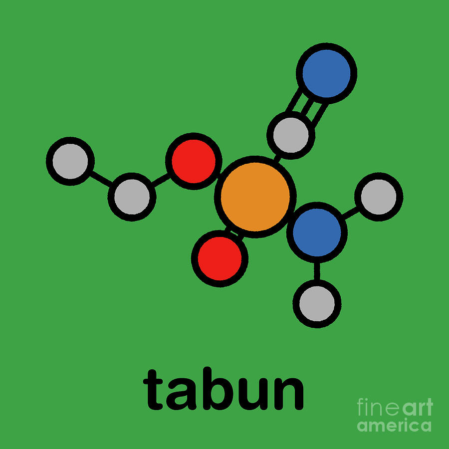 Tabun Nerve Agent Molecule Photograph by Molekuul/science Photo Library ...