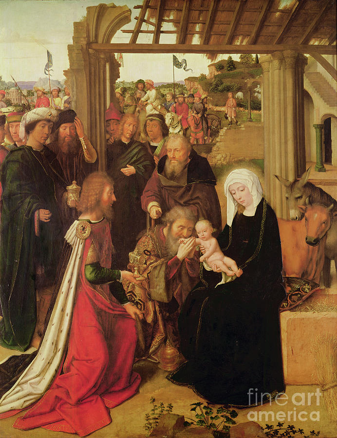 The Adoration Of The Magi Painting By Gerard David - Fine Art America