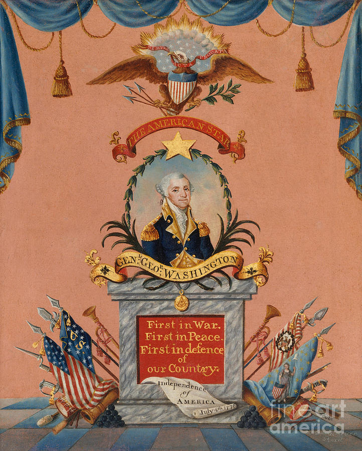 The American Star  George Washington Painting by Frederick Kemmelmeyer