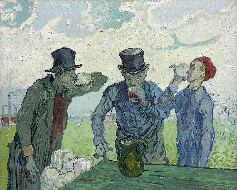 The Drinkers Painting by Vincent Van Gogh