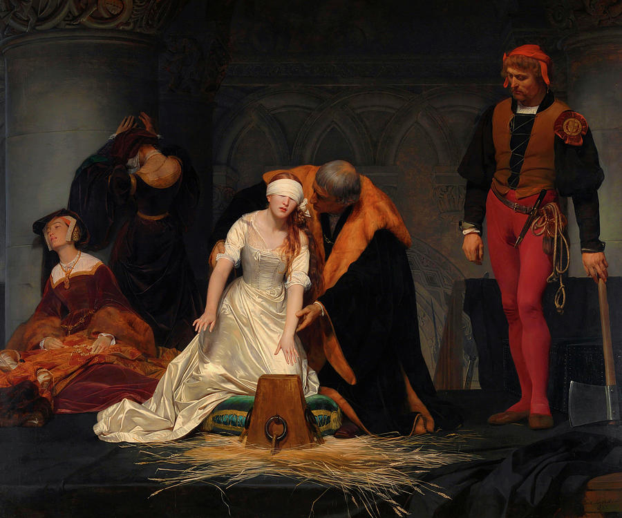 London Painting - The Execution Of Lady Jane Grey #4 by Mountain Dreams