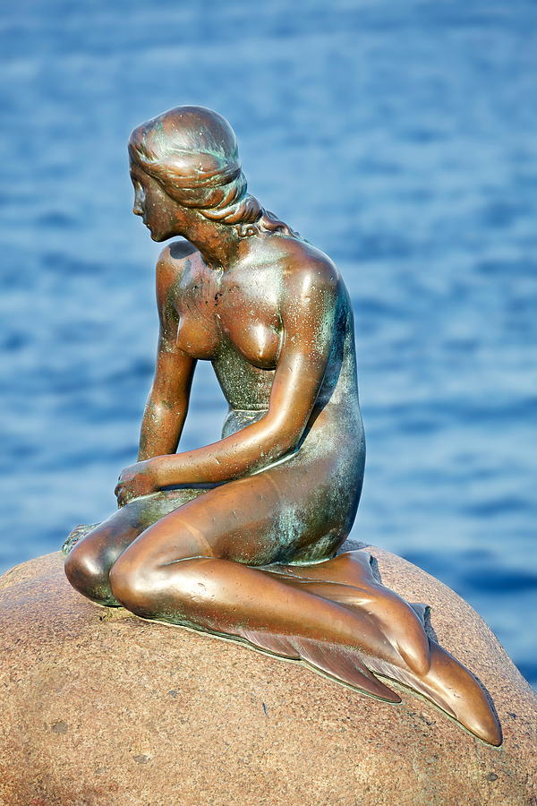 City Photograph - The Little Mermaid Statue, Copenhagen #4 by Jan Wlodarczyk
