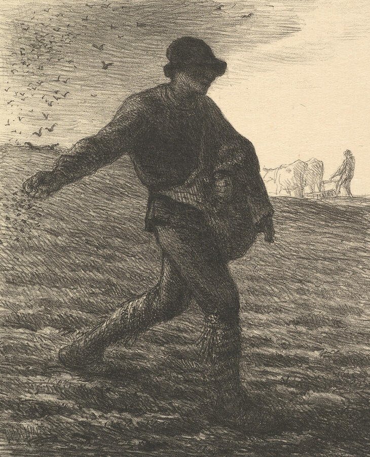The Sower by Jean-Francois Millet The Sower by Jean-Francois Millet