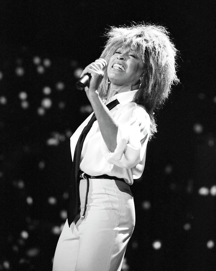 Tina Turner Performs On A Tv Show Photograph by Michael Ochs Archives