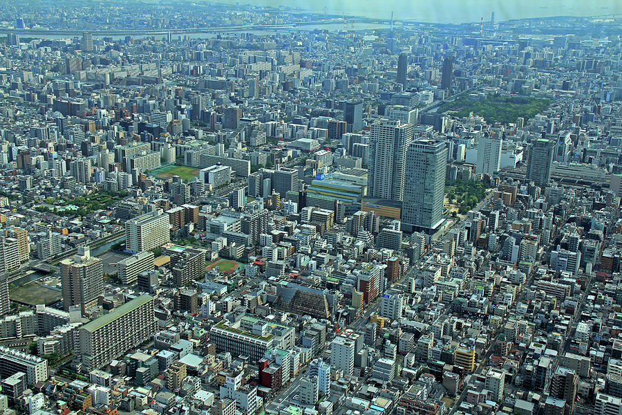 Tokyo - View from Skytree Photograph by Richard Krebs