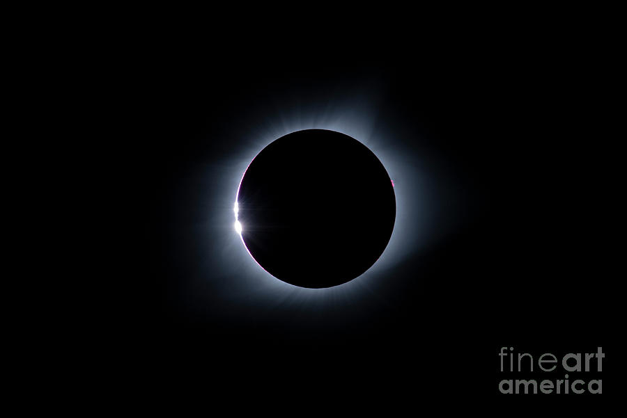 Space Photograph - Total Solar Eclipse #4 by Miguel Claro/science Photo Library