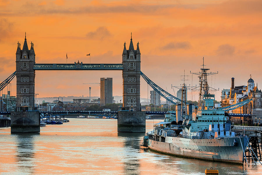 Tower Bridge, London, England #4 Digital Art by Antonino Bartuccio