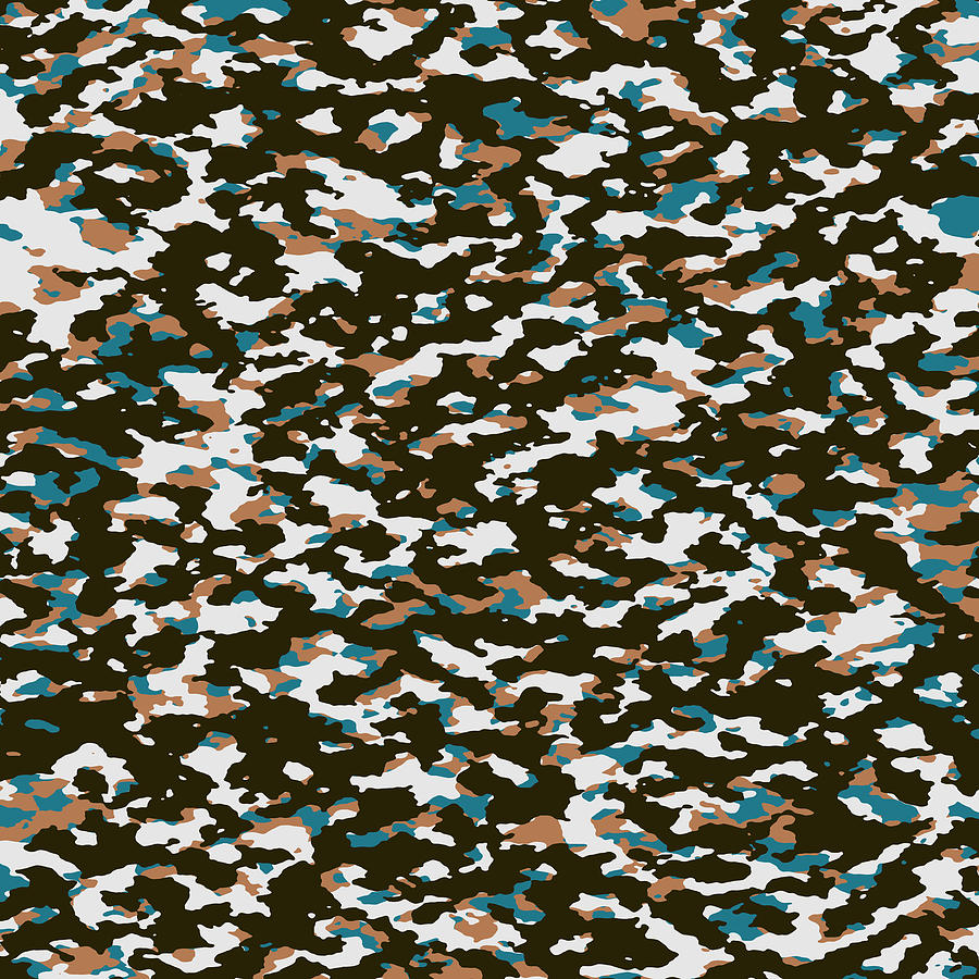 Tundra Camouflage Pattern Digital Art by Jared Davies - Fine Art America