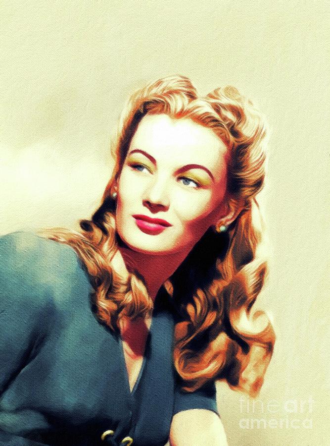 Veronica Lake, Hollywood Legend Painting by Esoterica Art Agency - Fine ...