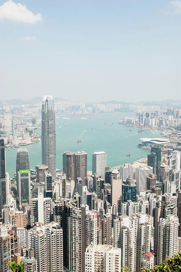 View From Victoria Peak, Hong Kong Digital Art by Rosanna U - Pixels