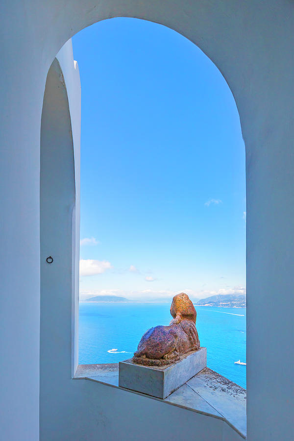 Image Digital Art - Villa San Michele, Capri, Italy #4 by Pietro Canali